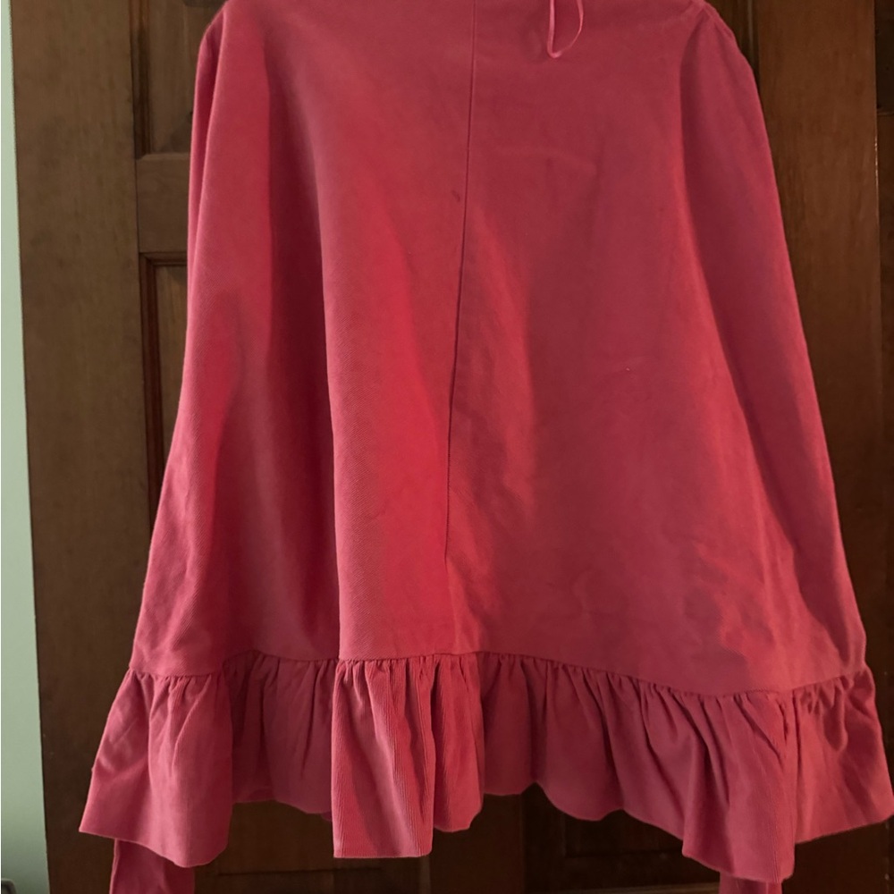 Elizabeth Wilson Pink Peplum Caroline Jacket/cape with belt Brand New! - Picture 5 of 11